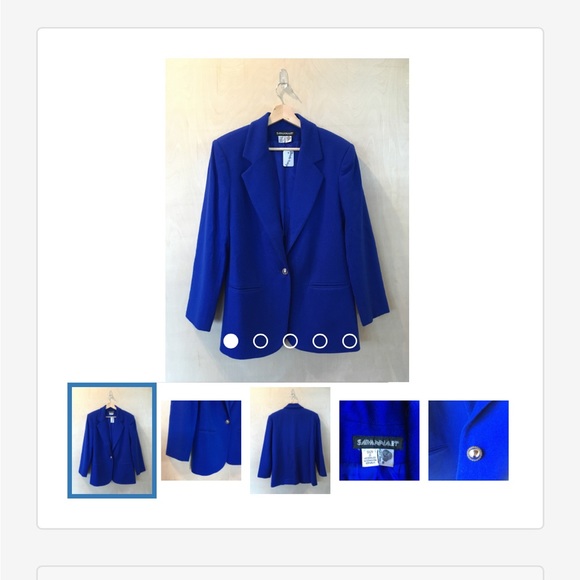 Whool Jacket - Marine Blue - Picture 2 of 2